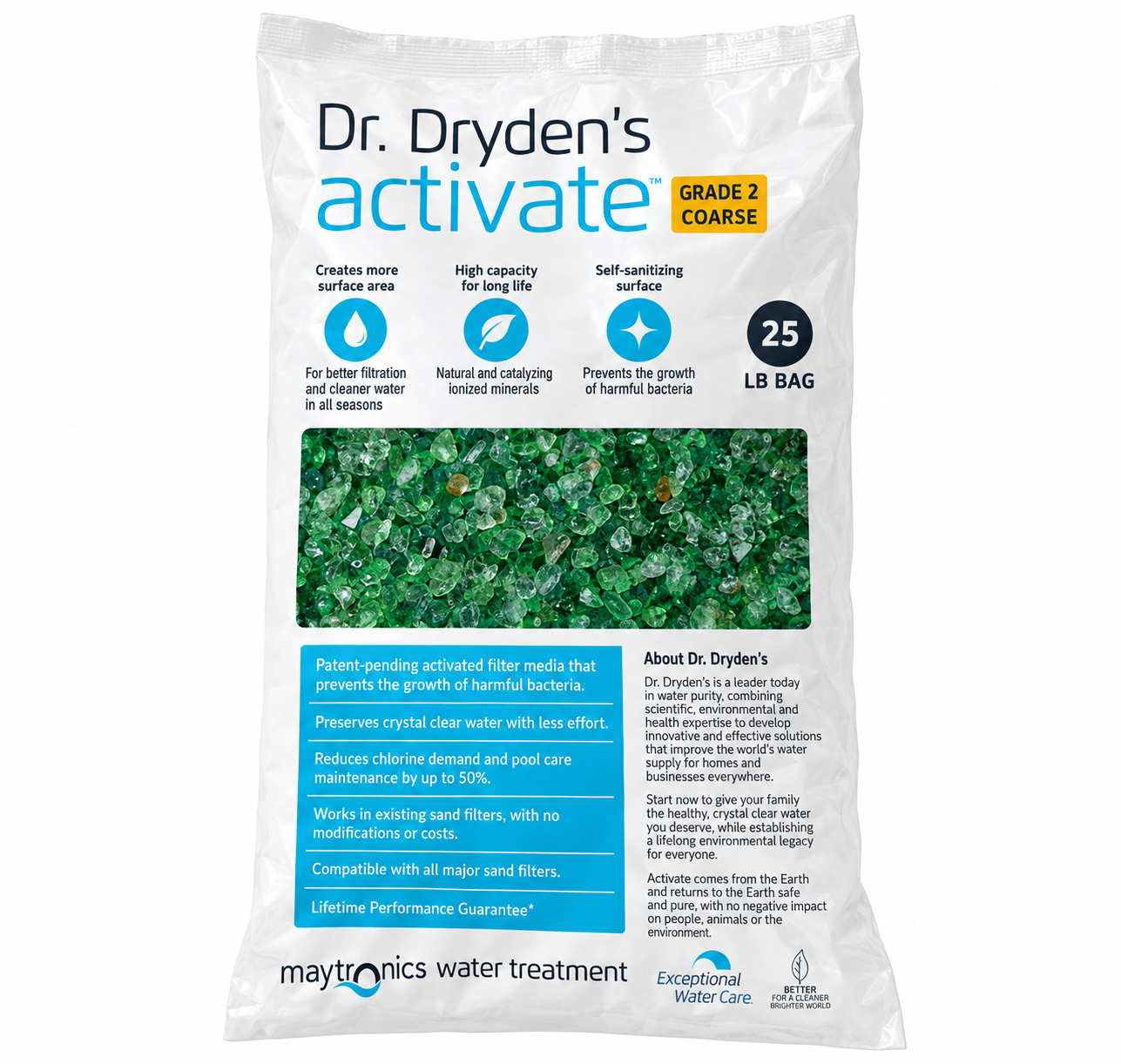 Maytronics | A999008 | Dr. Dryden's Activate Grade 1 Fine 25 lb