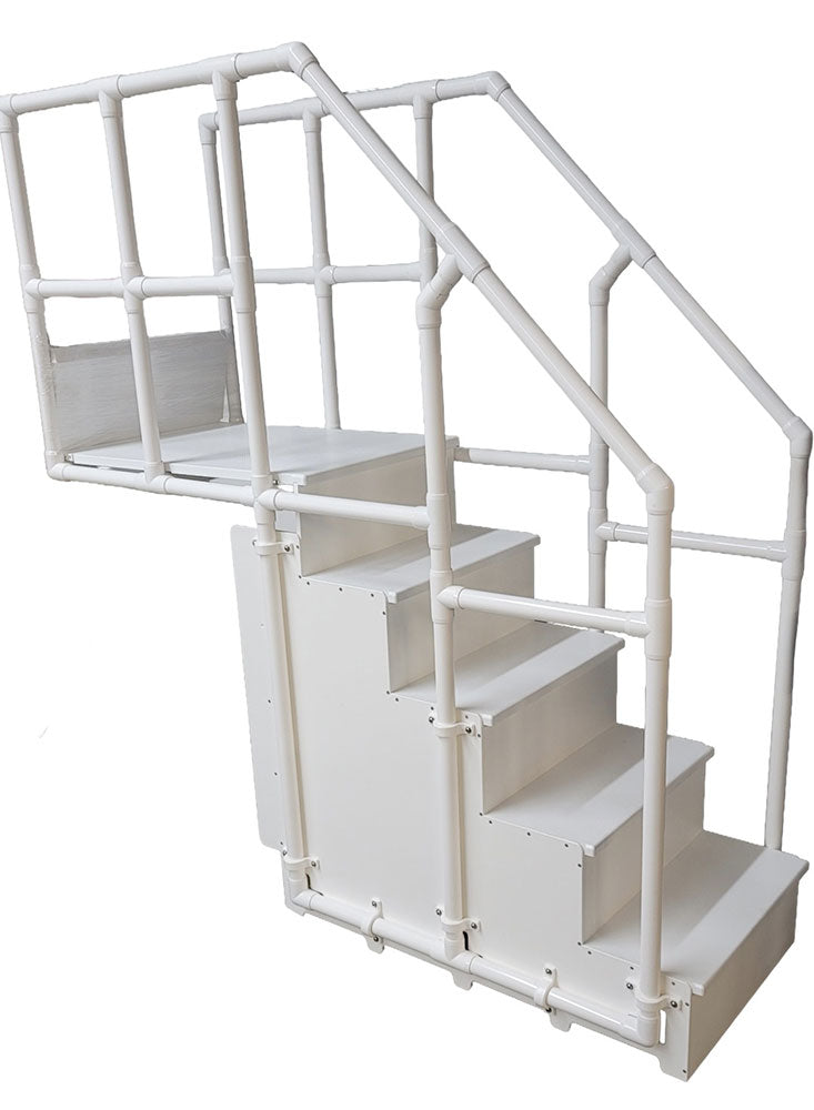 Swim Safe ADA Pool Stairs - 4-Tread (5 Step)
