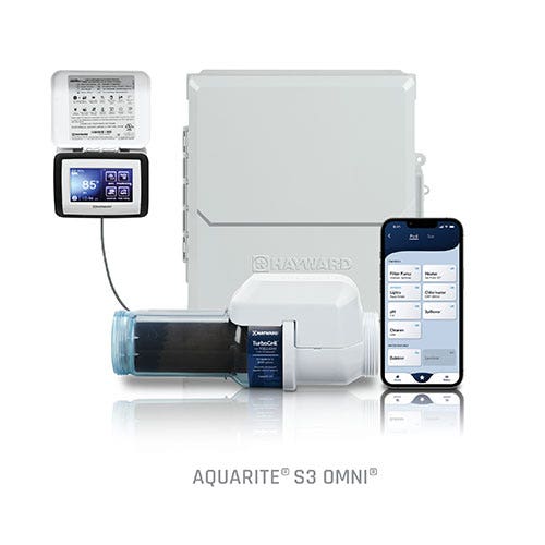 Hayward AquaRite S3 Series Smart Salt System w/ App Control for 25,000 Gallons