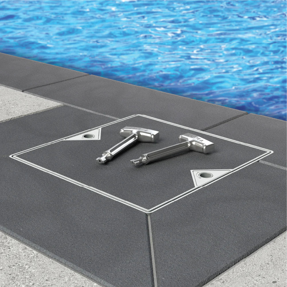 AQUEA - V-Lock Concealed Skimmer Lid Kit