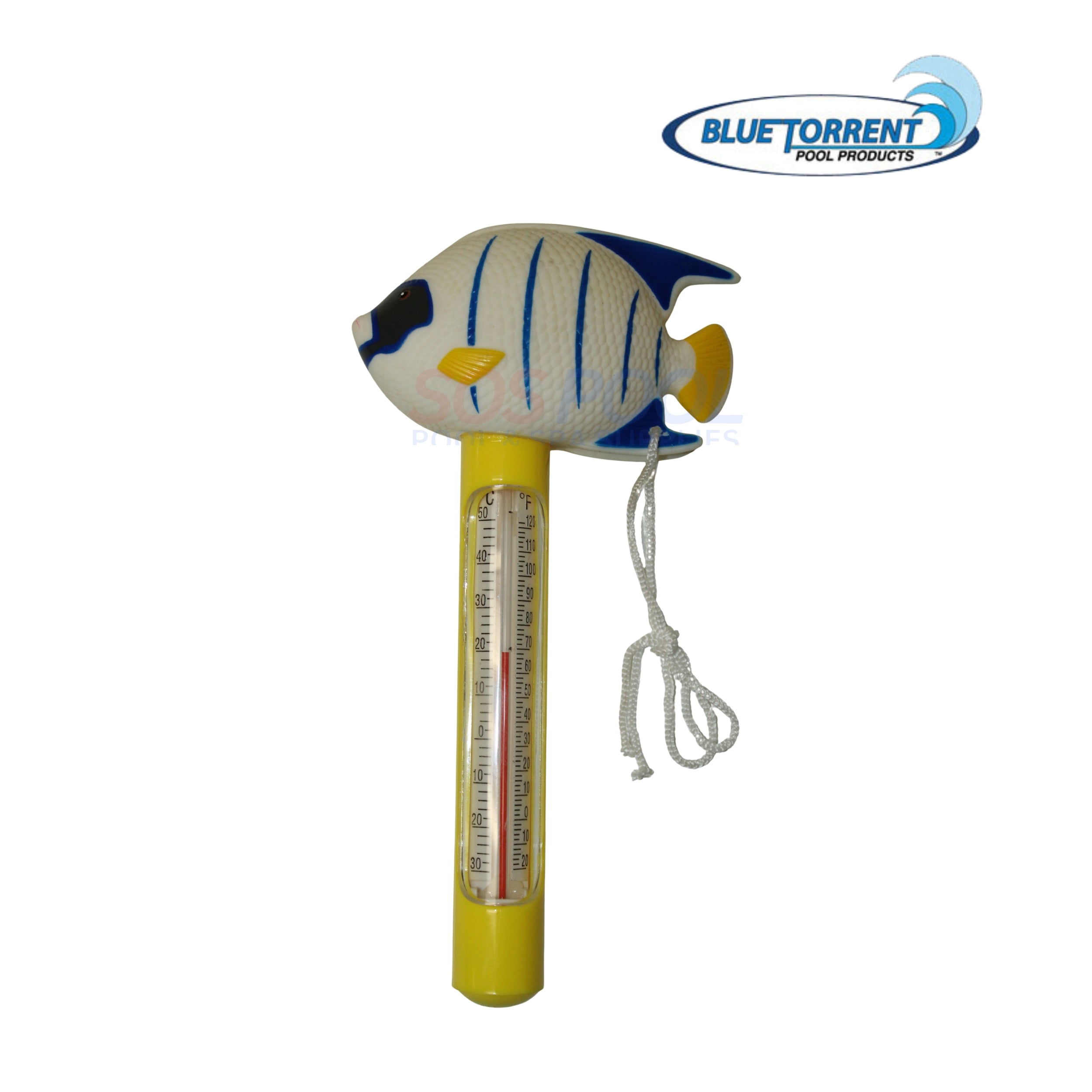 Blue Torrent Tropical Fish Floating Thermometer | BS19739