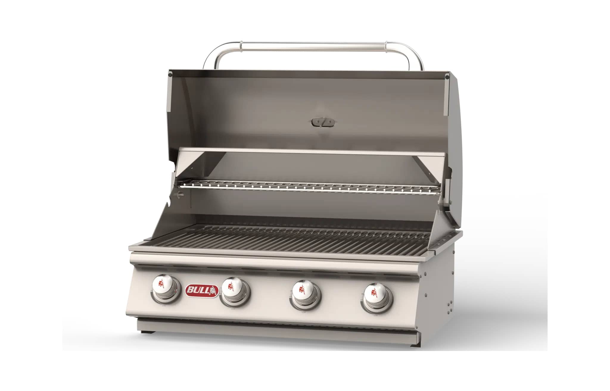 30" Stainless-Steel Natural Gas Outlaw Stainless Steel Gas Grill Head - 4 Burner