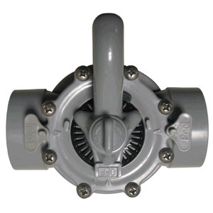 CMP HydroSeal Gray 2-Way Diverter Valve 1.5" Socket x 2" Spigot, 25932-151-000