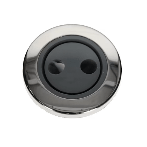 CMP Spa Master 1.5" Gunite Jet Internal Pulsator, Stainless Steel/Gray