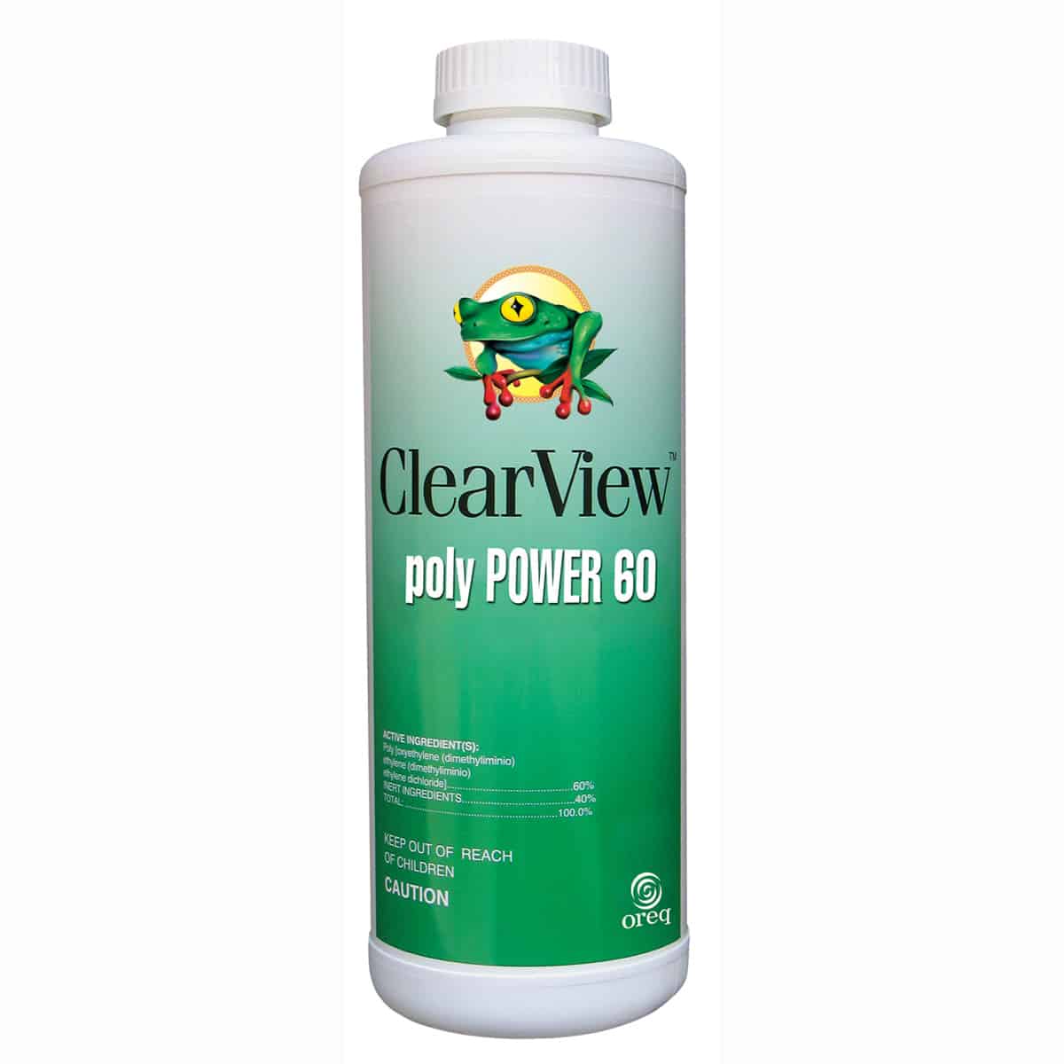 ClearView CVLPPQT12 Poly Power 60 Algaecide - Non-Foaming Pool Algae Treatment | 32 ozClearView CVLPPQT12 Poly Power 60 Algaecide - Non-Foaming Pool Algae Treatment | 32 oz