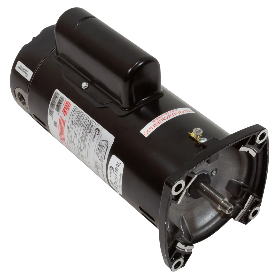 Century SQS1202R Square Flange 2 HP Dual-Speed Pool Pump Motor