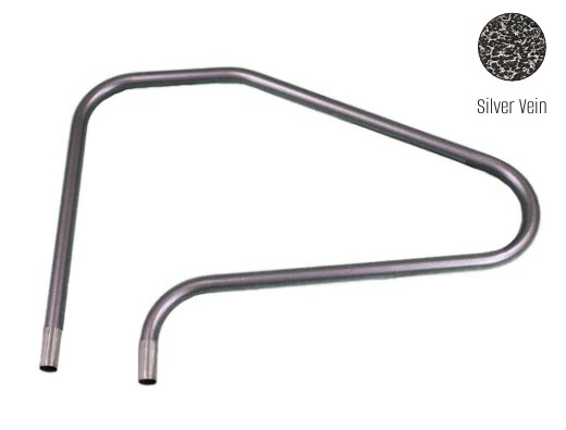 Global Pool Products - Classic 4 Bend Silver Vein Handrail .049