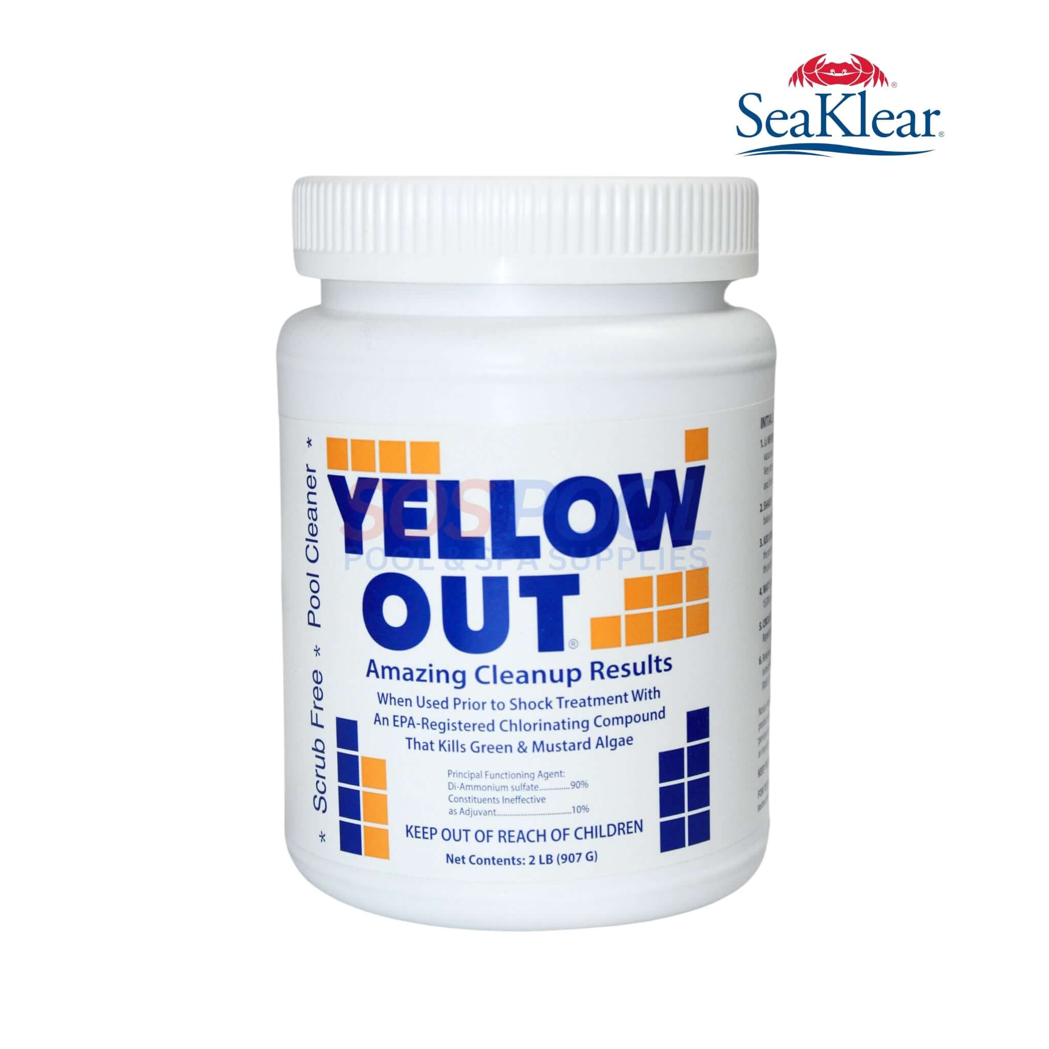 Coral Seas Yellow Out Algaecide | 2lb | 17612COR