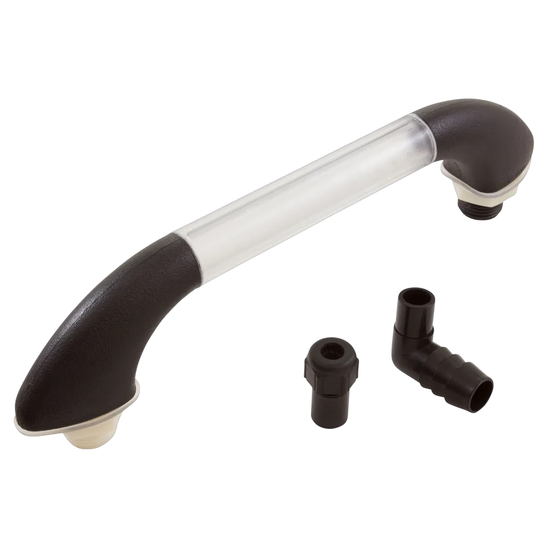 CMP Aquarail Waterfall Handrail - Black/Clear