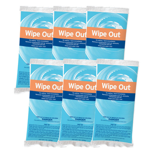 Durachlor Wipe Out Non-Chlorine Shock – 6 x 1 lb | Fast-Acting Pool Oxidizer