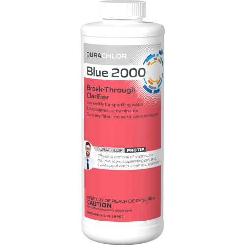 Durachlor Blue 2000 – 1 Quart | Premium Pool Water Clarifier