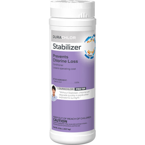 Durachlor Chlorine Stabilizer – 2 lb | Cyanuric Acid Pool Conditioner