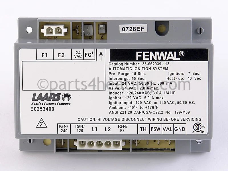 Laars Heating SystemsE0253400Hot Surface Ignition Control Board