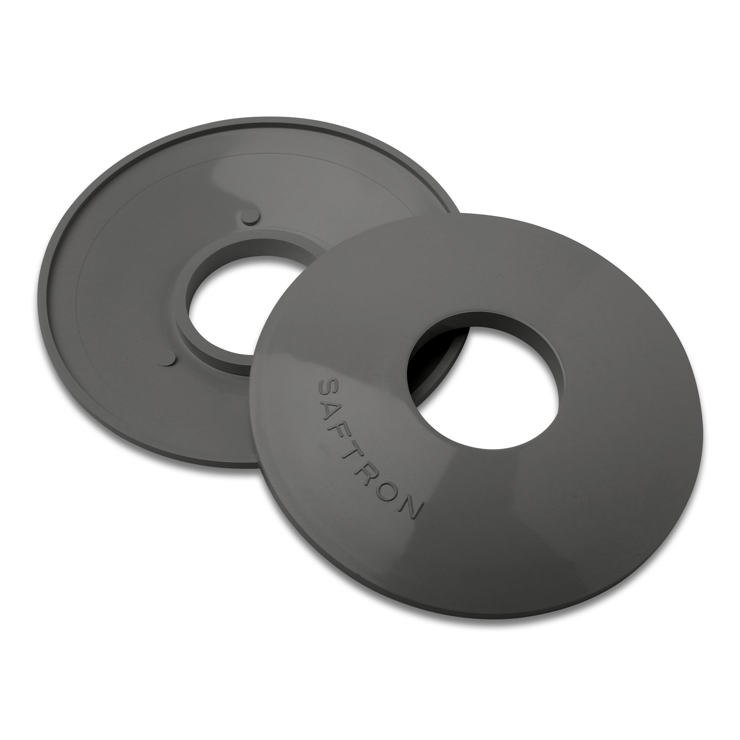 Saftron Replacement Graphite Gray Escutcheon (Pair) - ESC-GG