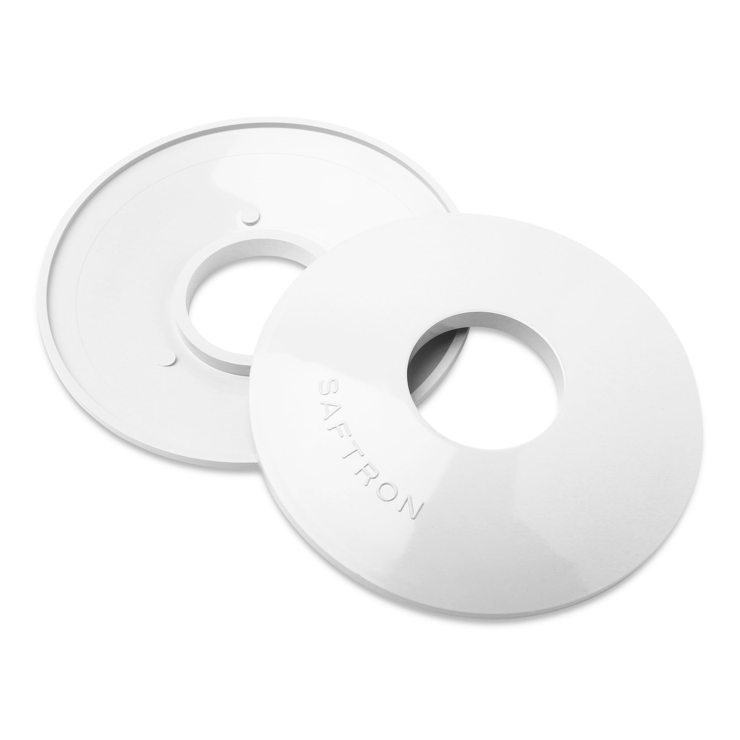 Saftron Replacement White Escutcheon (Pair) - ESC-W