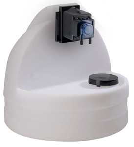 Stenner White Econ Fixed Speed Peristaltic Pump Tank System, 15 Gal Tank/Pump 38.8 GPD, S1NE20FXCA1S6