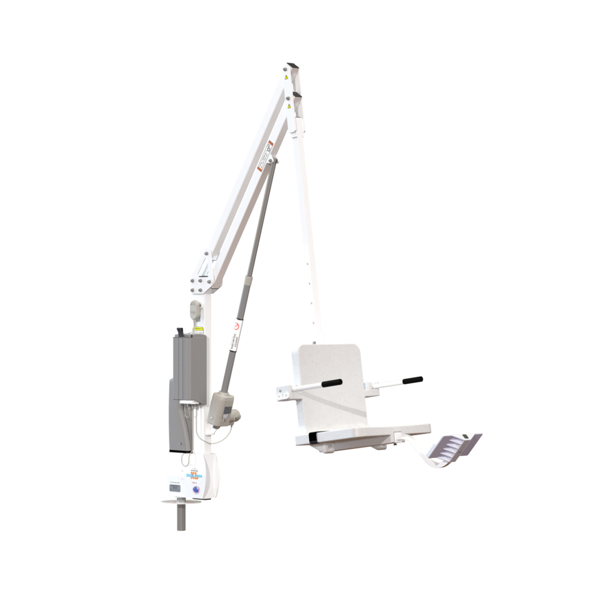 Aqua Creek White Revolution Xl Deep Draft Pool Lift Without Anchor; 400 Lb Capacity, F-REVXL-DD-W