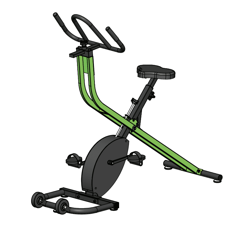 Aqua Creek Green Tidalwave Aquatic Exercise Bike, F-TWPB-G