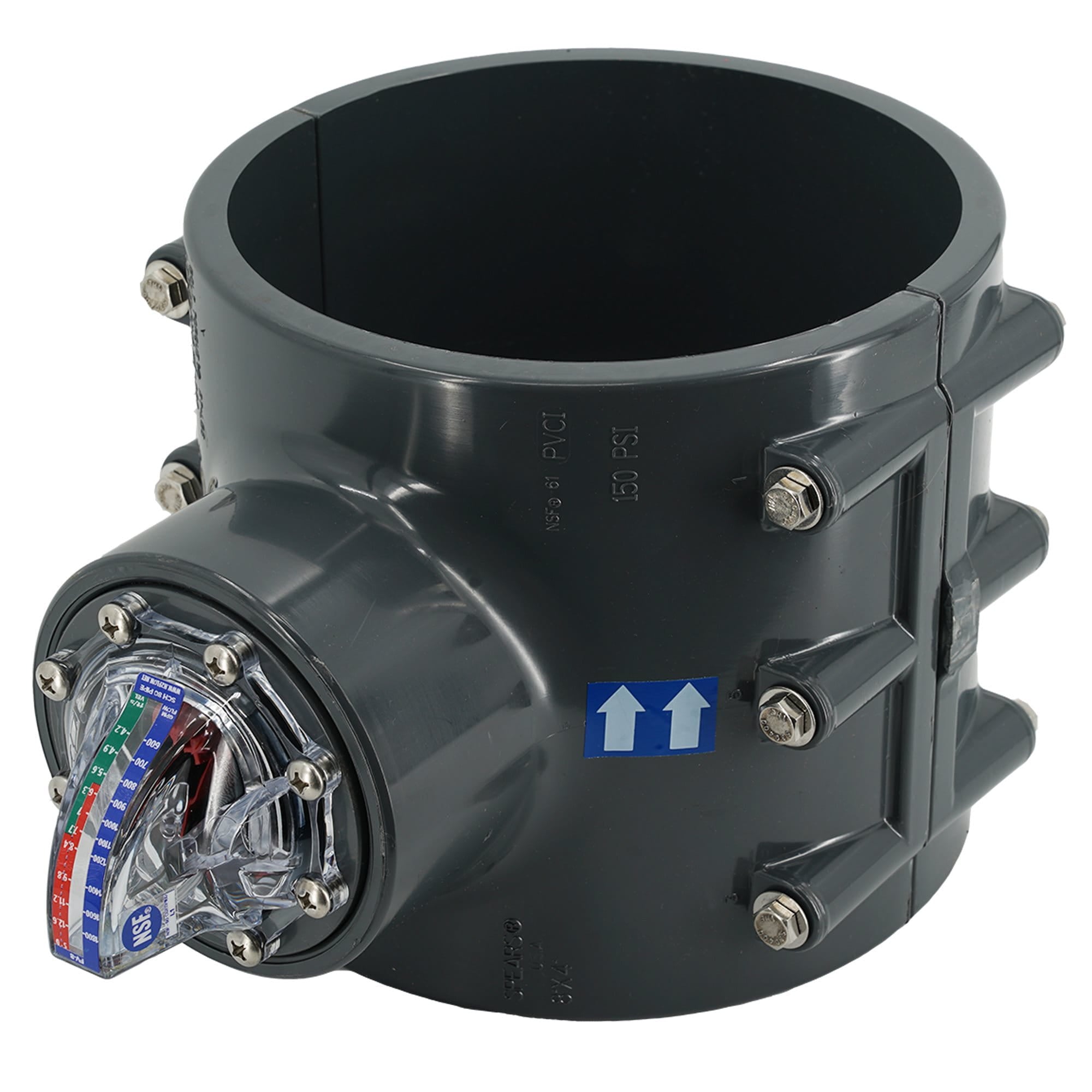 FlowVis 8" Complete Pool Flow Meter (FV-8)
