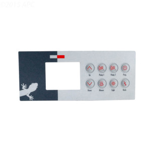 Gecko 8 Keys Overlay for TSC-4 or K-4, 9916-100094