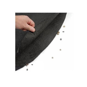 GLI Armor Shield 16' x 24' Oval Liner Floor Pad, 70-1624OV-BLK-160