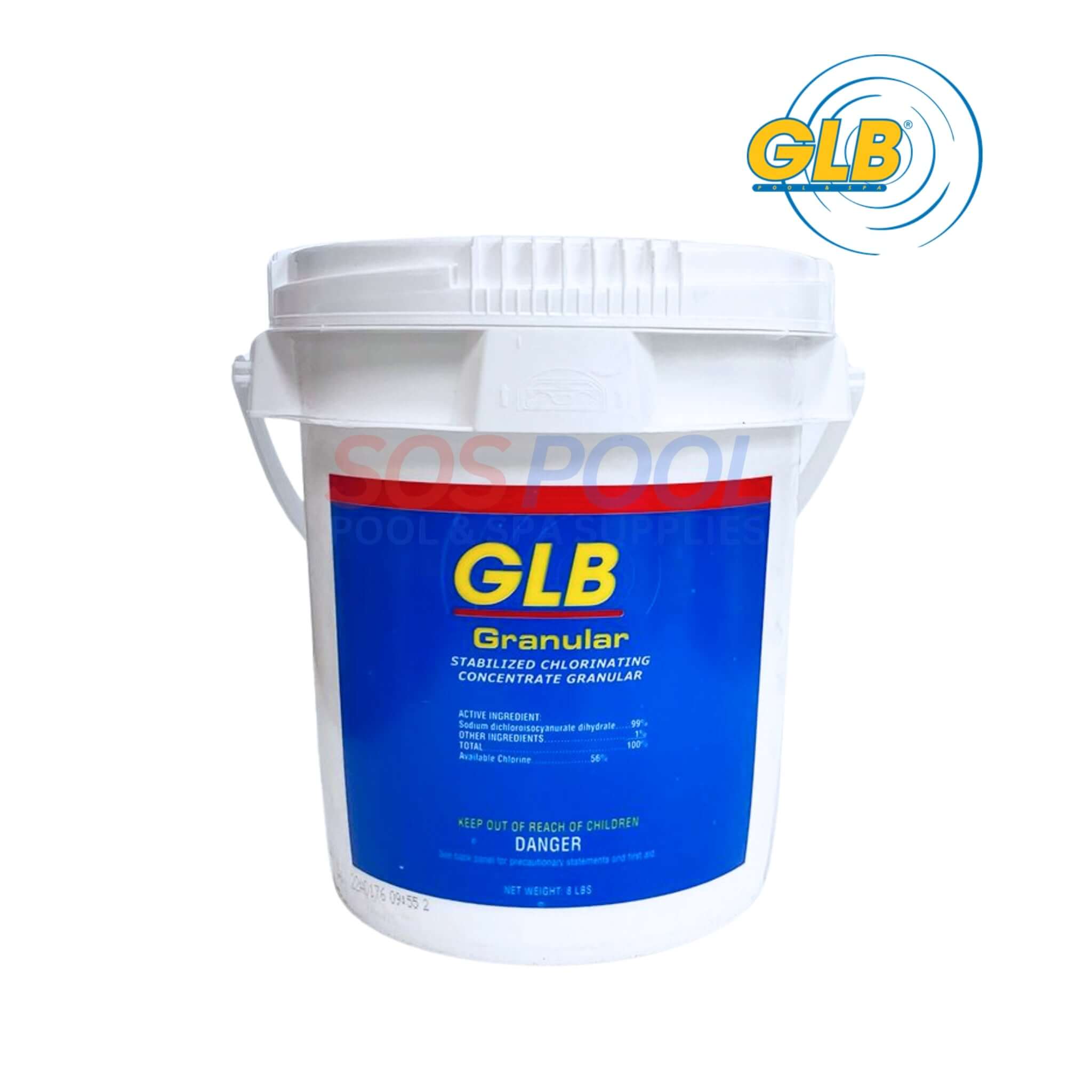 GLB DiChlor Granular Stabilized Di-chlor 8 lbs | 71220A