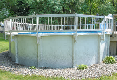 GLI Protect-A-Pool Fence Base Kit A, White | 30-AKIT-WHT