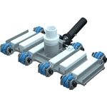 AquaStar 14'' Gyro-Vac+ Commercial Grade Vacuum Head, 1½'' Vacuum Port, Aqua Blue/White, Concrete/Fiberglass | GV14