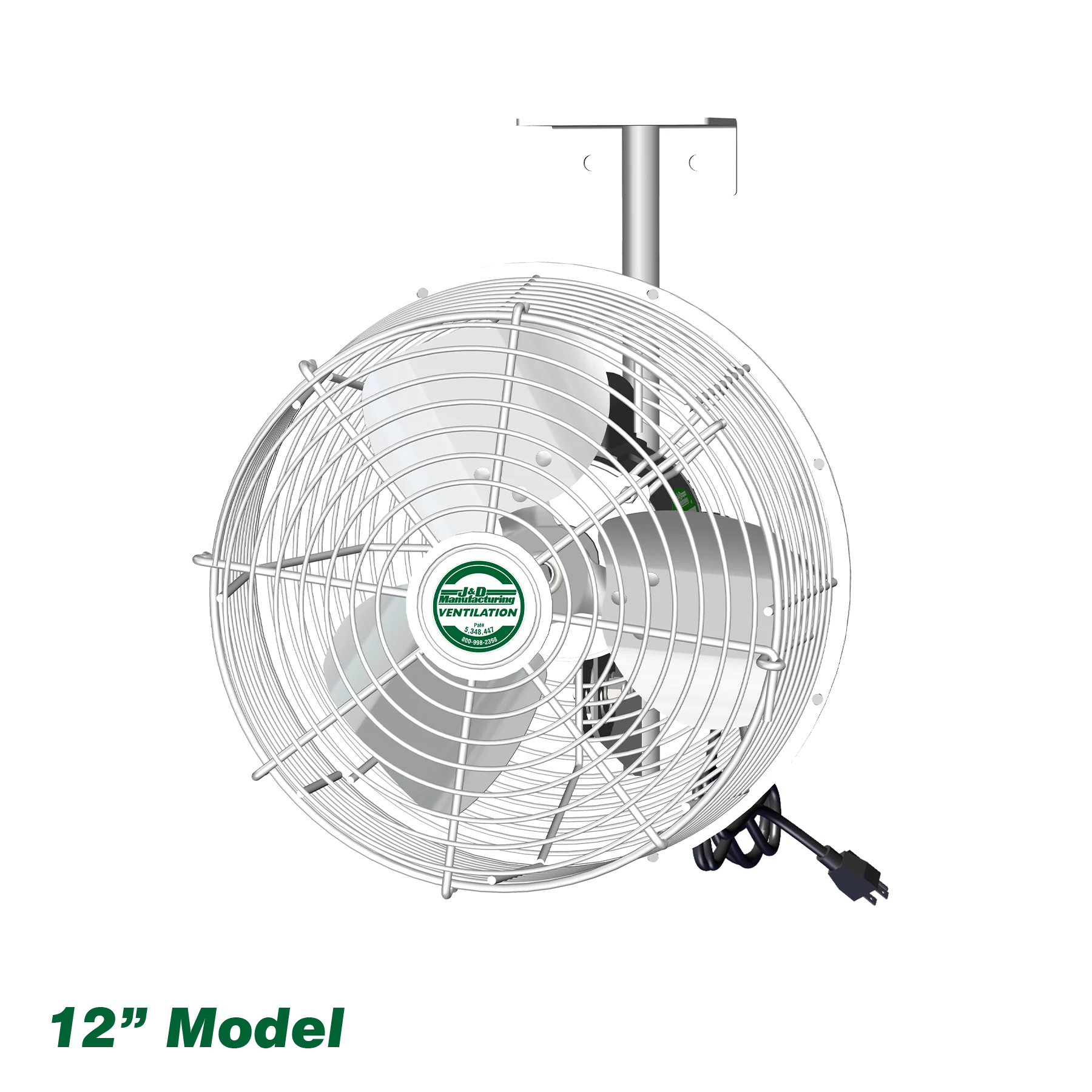 Green Breeze HAF Fan -12″ Greenhouse Fan
