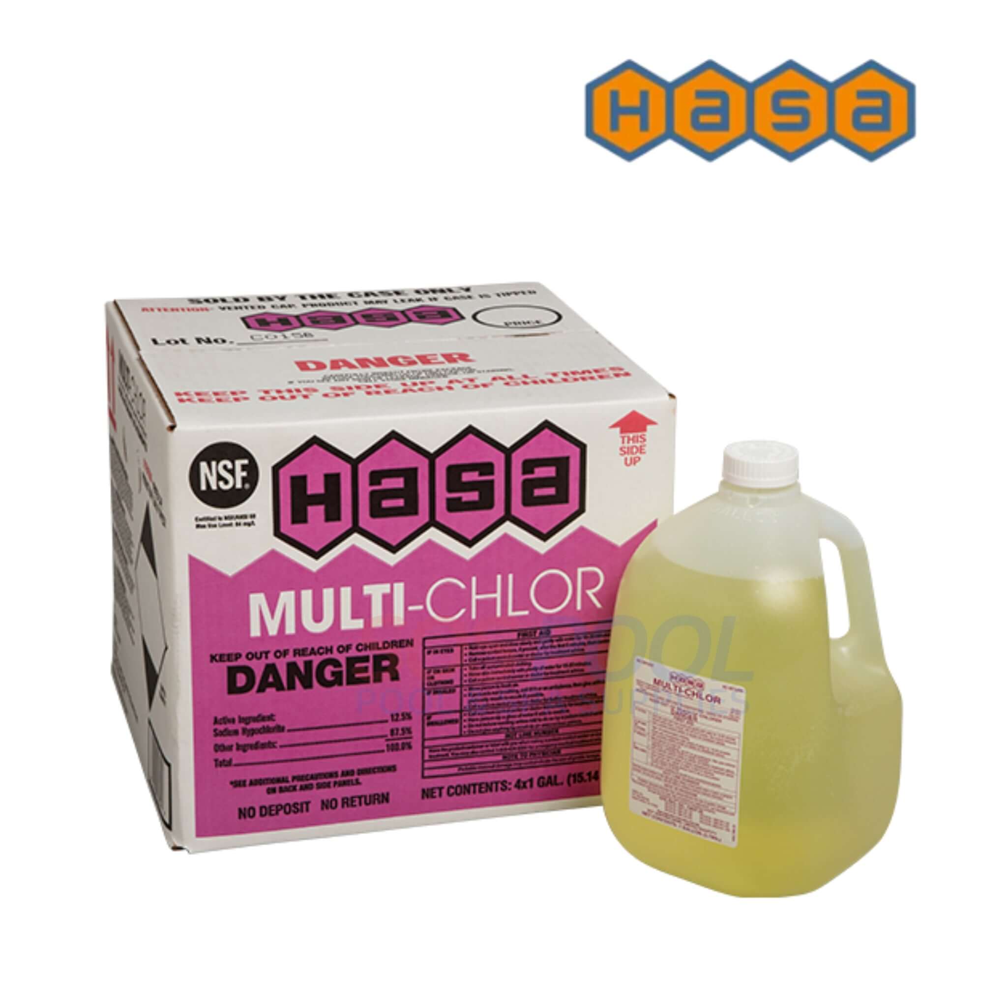 HASA 12.5% Multi-Chlor NSF 60 Liquid Chlorine