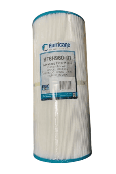 HF6H960-01 Advanced Spa Filter Cartridge - Replacement for Pleatco PJW60TL-F2S, Unicel 6CH-960, Filbur FC-2800, Jacuzzi J-300, J-400, 6540-476, 6540-383