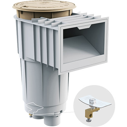 Hayward SkimMaster Pool Skimmer, 2" x 2-1/2", Tan Cover | SP1072S210
