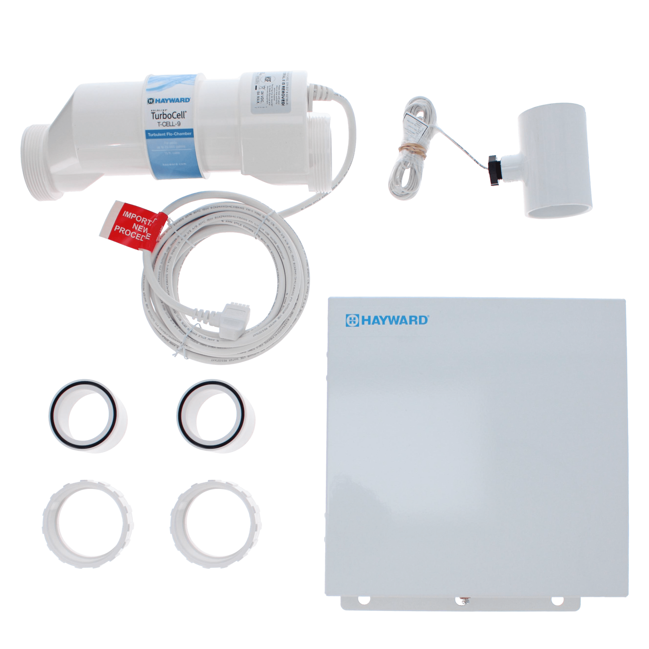 Hayward | W3AQR9 | AquaRite Salt Chlorinator with TurboCell – For Pools up to 25,000 Gallons