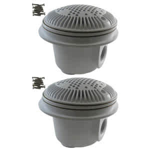 Hayward Dual Suction Outlet Assembly, 1-1/2", White | WG1048AVPAK2
