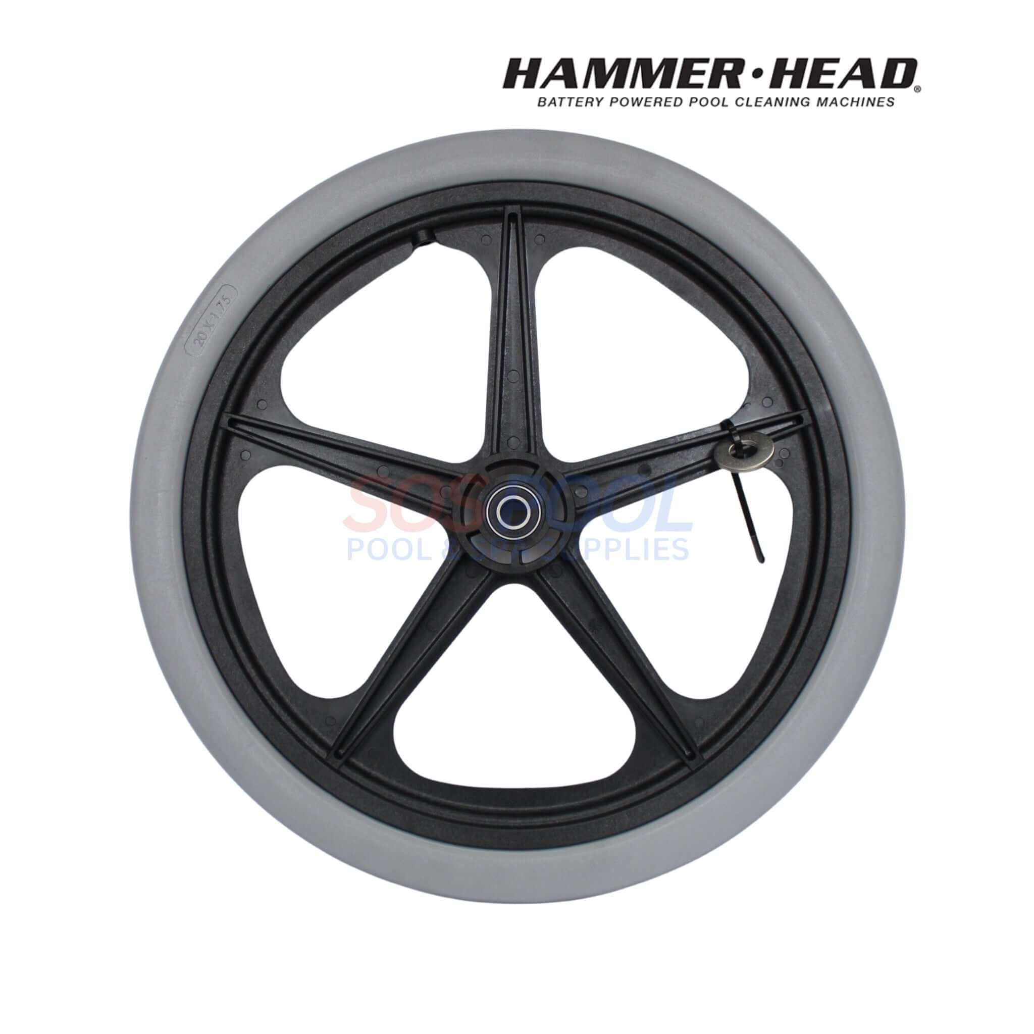 HammerHead Cleaner 20" Cart Wheel | HH1050