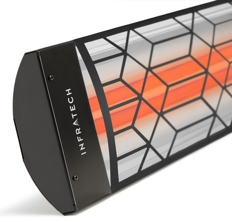 Infratech Dual Element Infrared Heater, Craftsman Motif, 39", 4,000W, 240V, Black | CD4024BL2