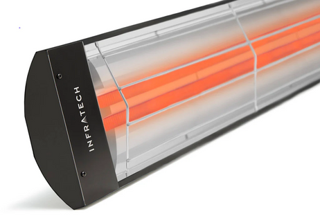 Infratech Dual Element Infrared Heater, 33", 3,000W, 240V, Black | CD3024BL