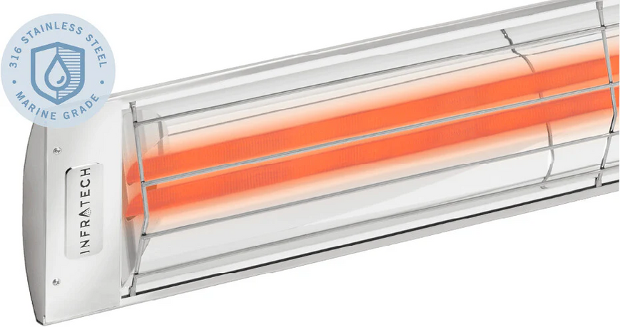 Infratech Dual Element Infrared Heater, 39", 4,000W, 240V, Marine Grade | CD4024MG