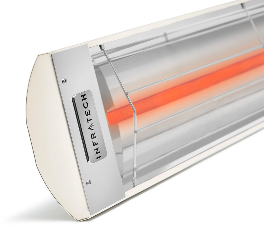 Infratech Single Element Infrared Heater, 39", 2,000W, 240V, Biscuit | C2024BI
