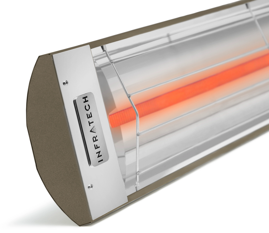 Infratech Single Element Infrared Heater, 33", 1,500W, 240V, Bronze | C1524BR