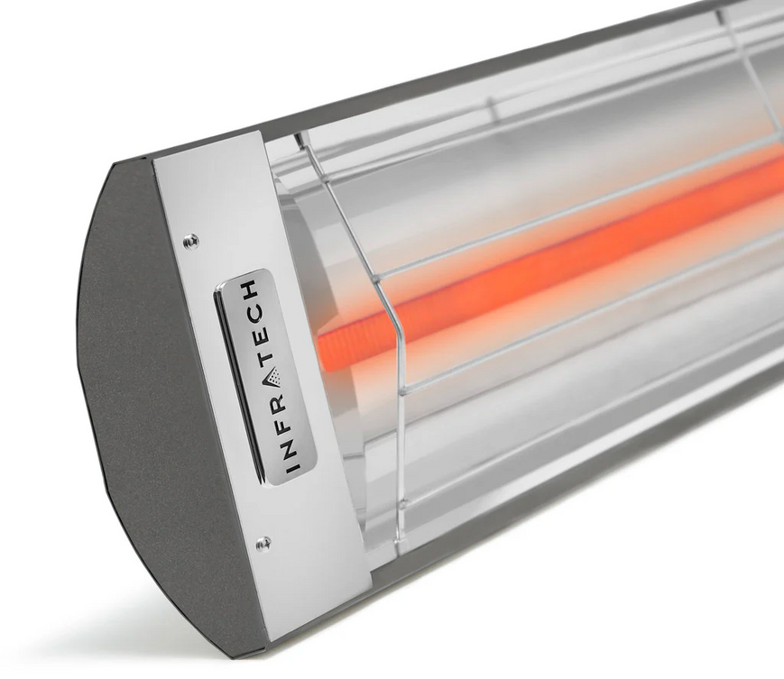 Infratech Single Element Infrared Heater, 61-1/4", 3,000W, 240V, Grey | C3024GR