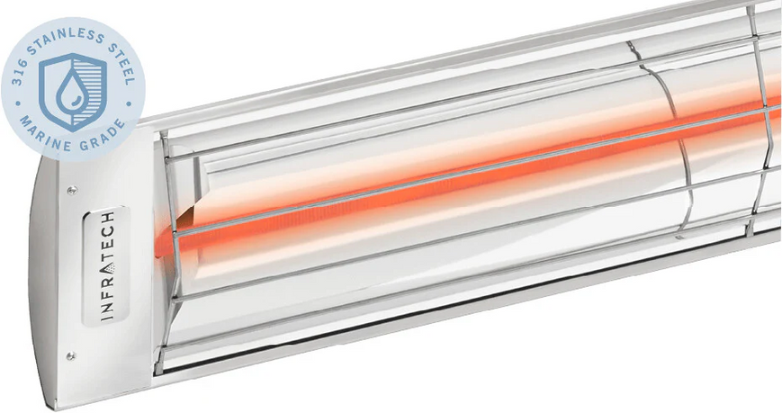 Infratech Single Element Infrared Heater, 61-1/4", 4,000W, 240V, Marine Grade | C4024MG