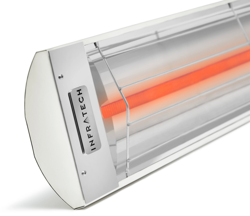 Infratech Single Element Infrared Heater, 48", 2,600W, 240V, White | C2624WH