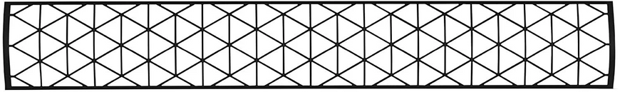 Infratech Contemporary Motif Upgrade Kit, 39", Black | BL1S39