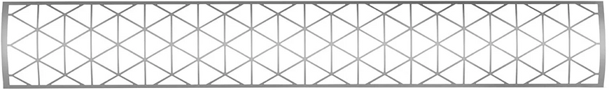 Infratech Contemporary Motif Upgrade Kit, 48", Stainless Steel | SS1D48