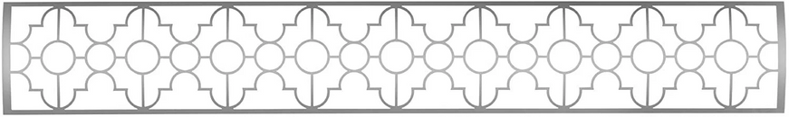 Infratech Mediterranean Motif Upgrade Kit, 39", Stainless Steel | SS3S39
