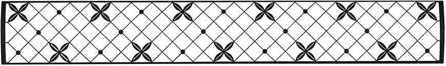 Infratech Traditional Motif Upgrade Kit, 48", Black | BL4D48