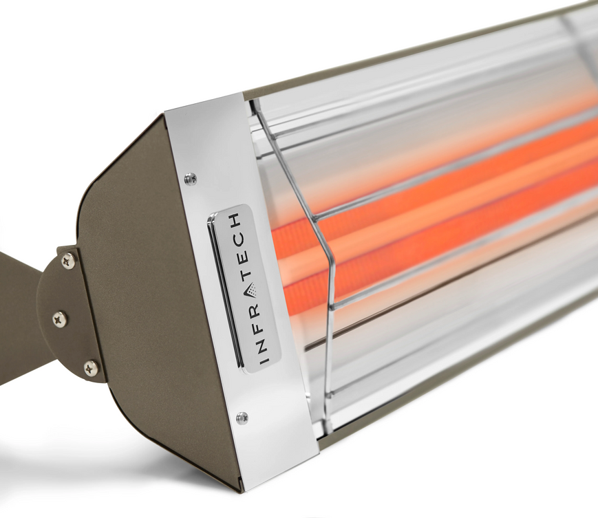 Infratech Dual Element Infrared Heater, 61-1/4", 6,000W, 240V, Bronze | WD6024BR