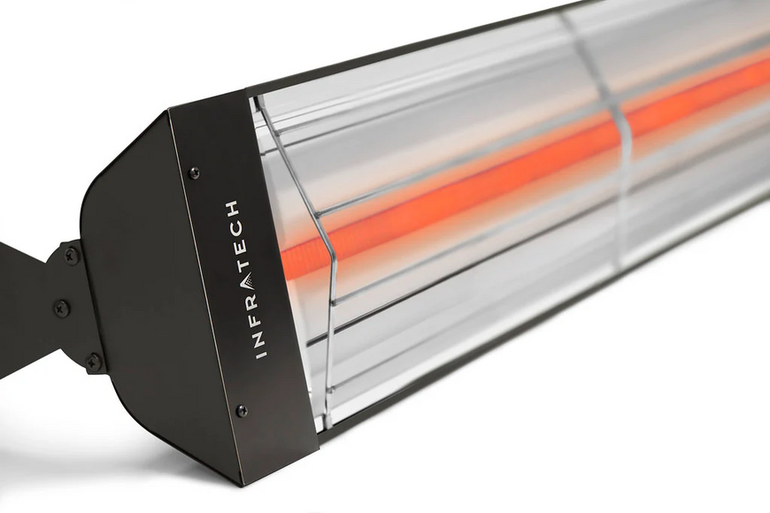 Infratech Dual Element Infrared Heater, 33", 1,500W, 120V, Black | W1512BL