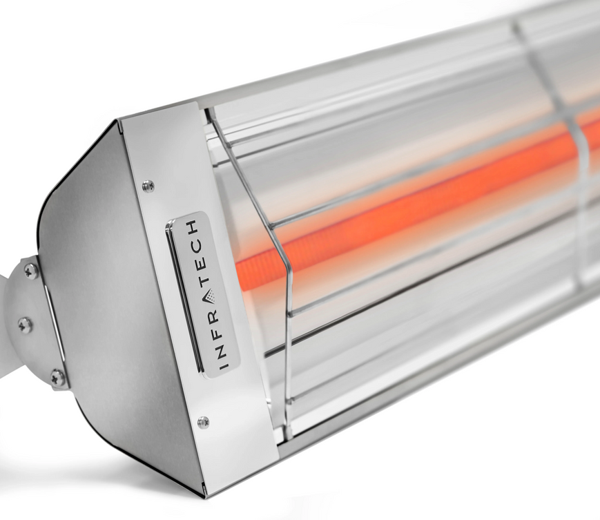 Infratech Dual Element Infrared Heater, 48", 2,600W, 240V, Stainless Steel | W2624SS